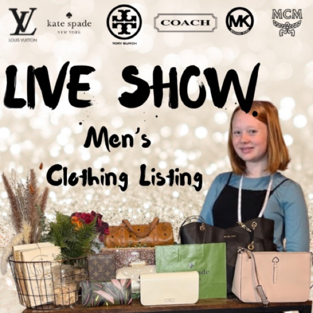 🎉 LIVE SHOW MEN’S CLOTHING ITEM 🎉